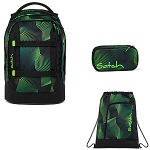 Satch Pack Seismic Green 3tlg.