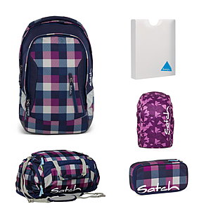 Satch Sleek Berry Carry Rucksack Set 5 Tlg