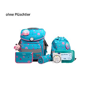 School Mood Timeless Lilly mit LED-Patchy 7-tlg. Schulranzenset