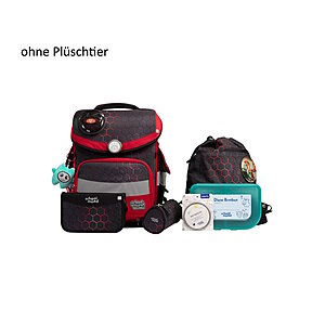School Mood Timeless Mika mit LED-Patchy 7-tlg. Schulranzenset
