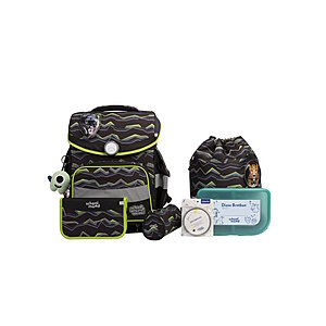 School Mood Timeless Pro Finn Raubkatze 7-tlg. Schulranzenset