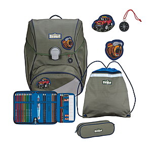 Scout Alpha Adventure m. Magnet Schulranzenset