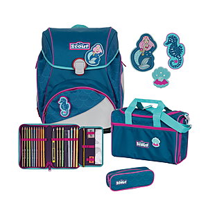 Scout Alpha Mermaid Schulranzenset 4tlg