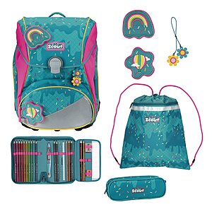 Scout Alpha Schulranzen Set Happy Confetti 5-teilig