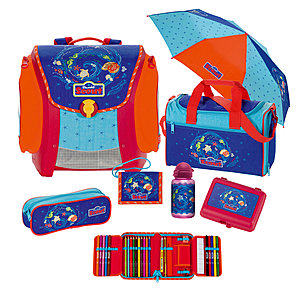 Scout Basic Mega Schulranzen Set 8 tlg. Honolulu, All inklusive Paket