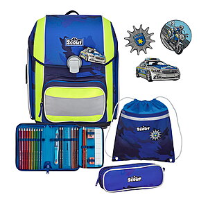 Scout Genius Blue Police 4tlg. inkl. Sportbeutel