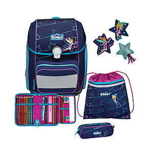 Scout Genius Blue Star 4tlg. Schulranzenset