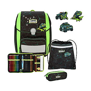 Scout Genius LED Dino Hunter Exklusiv Schulranzenset