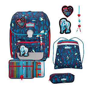 Scout Genius LED White Unicorn Schulranzensetset