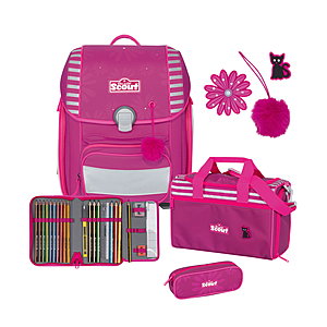 Scout Genius Pretty Pink Schulranzenset 4tlg