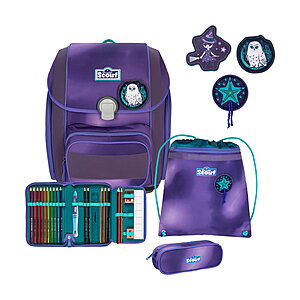 Scout Genius Purple Magic Superflash Schulranzenzet