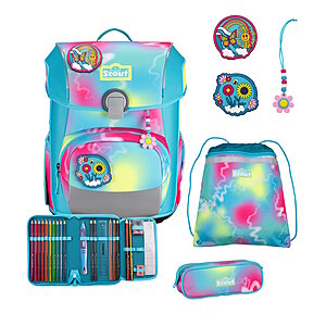 Scout Neo Happy Rainbow Exkl Edition Safety Light Schulranzen Set