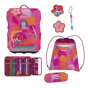 Scout Neo Schulranzen Set Florida Sunset 5-teilig