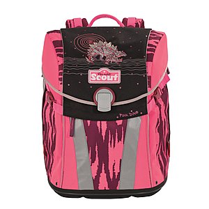 Scout Schulrucksack Sunny Pink Dino, für die Grundschule