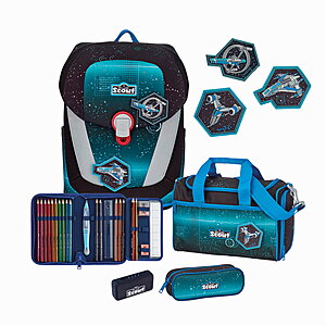 Scout Sunny II LED Nebula 4tlg.Set Schulranzenset