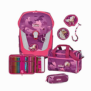 Scout Sunny II Pink Horse 4tlg. Schulranzenset