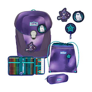 Scout Sunny II Purple Magic Superflash Schulranzenzet