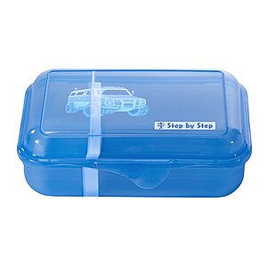 Step by Step Brotdose Police Truck Charly Blau
