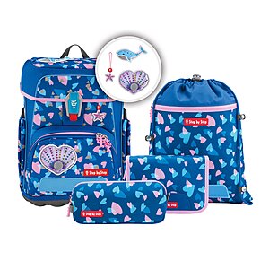 Step by Step Cloud Reflect Schulranzen Set Seashell Pearl 5-tlg.