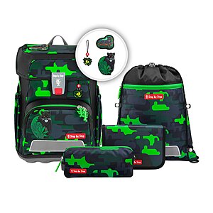 Step by Step Cloud Schulranzen Set Black Cat Chiko 5-teilig
