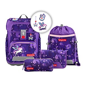 Step by Step Cloud Schulranzen Set Pegasus Liv 5-teilig