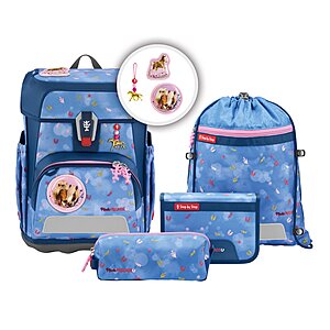 Step by Step Cloud Spiegelburg Schulranzen Set Horse Friends 5tlg.