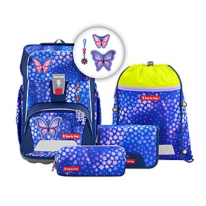 Step by Step Giant Schulranzen Set Butterfly Maja 5-teilig