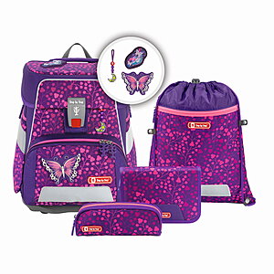 Step by Step Space Shine Butterfly Night Schulranzenset