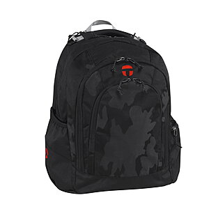 Take it Easy Berlin Camouflage Black Schulrucksack