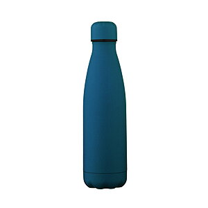 Xanadoo The Bottle Edelstahl-Trinkflasche 500ml Blau Matt Rubber Haptik