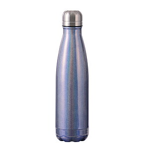 Xanadoo The Bottle Edelstahl-Trinkflasche 500ml Crystal Perlmutt Blau