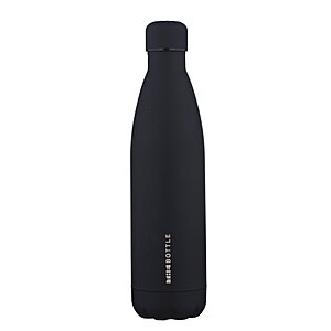 Xanadoo The Bottle Edelstahl-Trinkflasche 500ml Schwarz Rubber Haptik