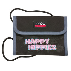 4YOU Money Bag Happy Hippies Brustbeutel