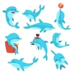 Schulranzen Delfin