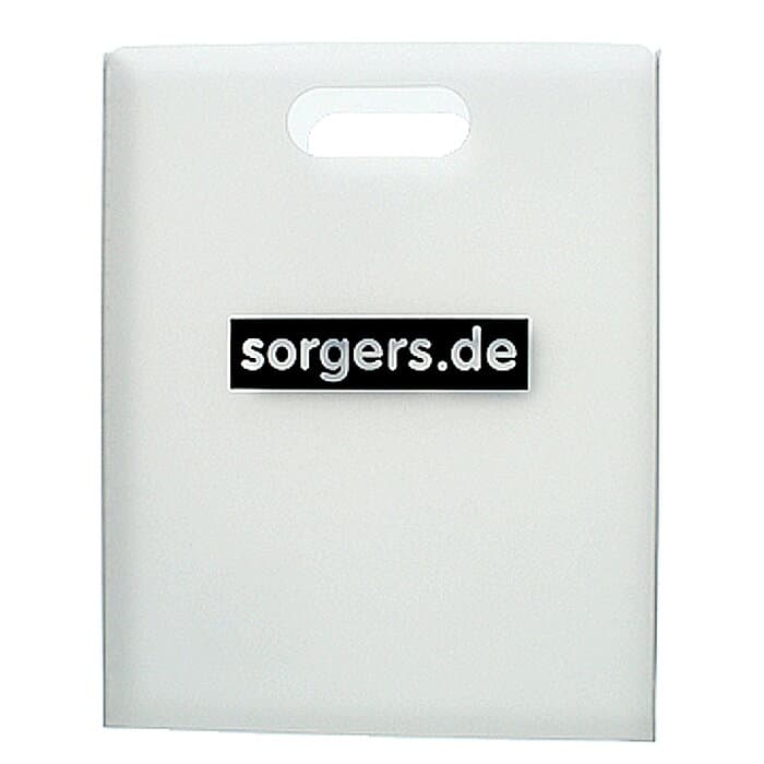 sorgers Heftbox grau mit Tragegriff