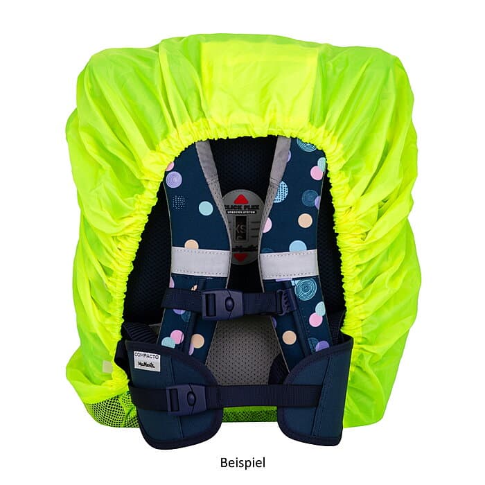 sorgers Regenhülle gelb mit Halterung für Klemmleuchte