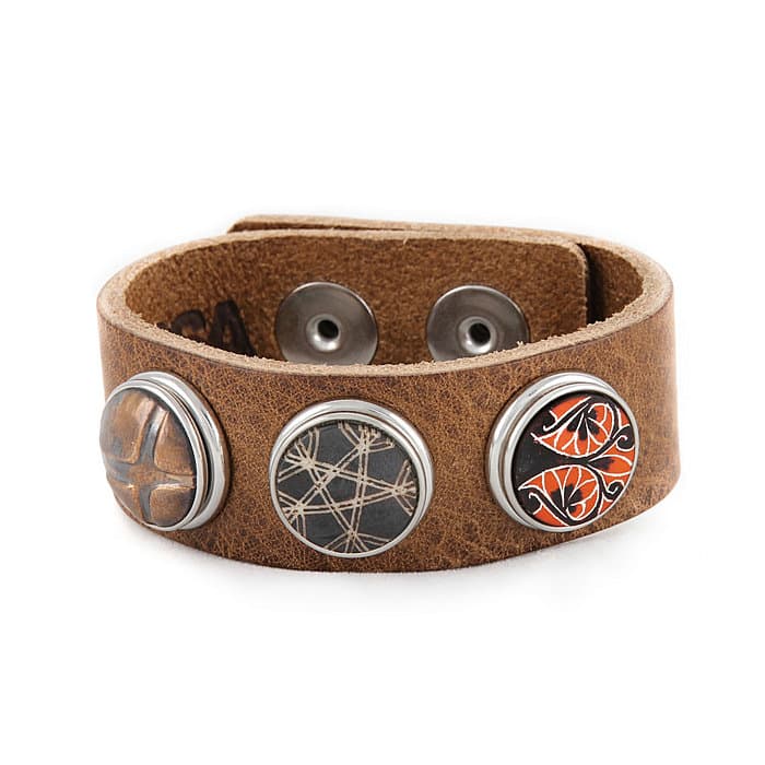 Noosa Bracelet Gr. S Classic midbrown ohne chunks