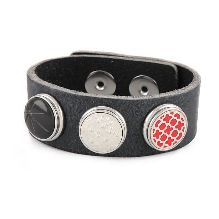 Noosa Bracelet Gr. M Classic antique black ohne chunks