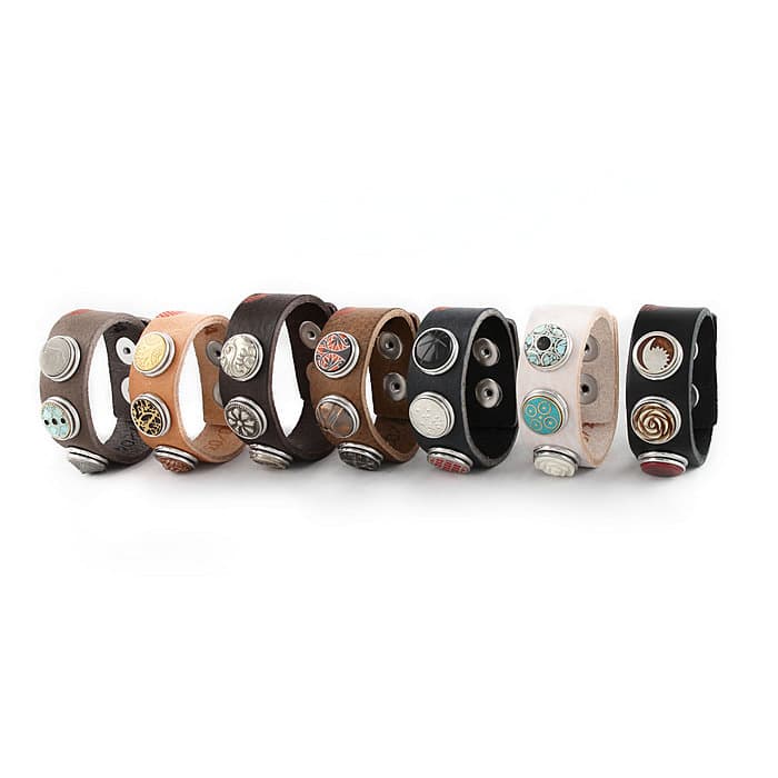 Noosa Bracelet Gr. M Classic antique black ohne chunks
