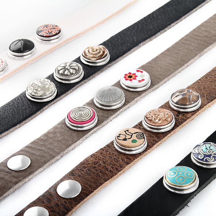 Noosa Bracelet Gr. S doppelt midbrown ohne chunks