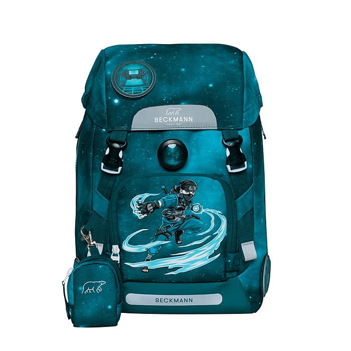 Beckmann Classic 22L Ninja Master Schulrucksack 6tlg. Set
