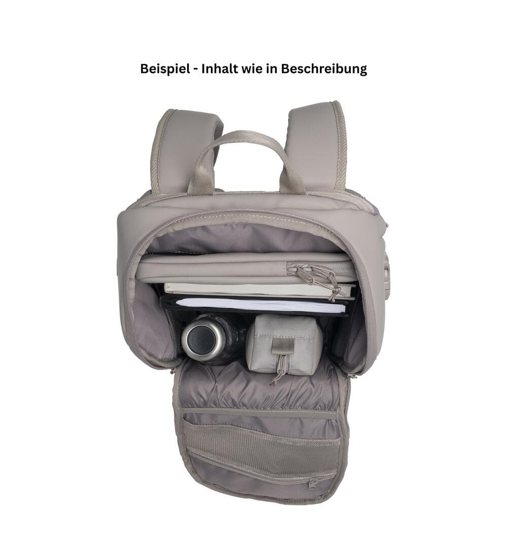 Beckmann Rucksack Street Go 26L Warm Grey