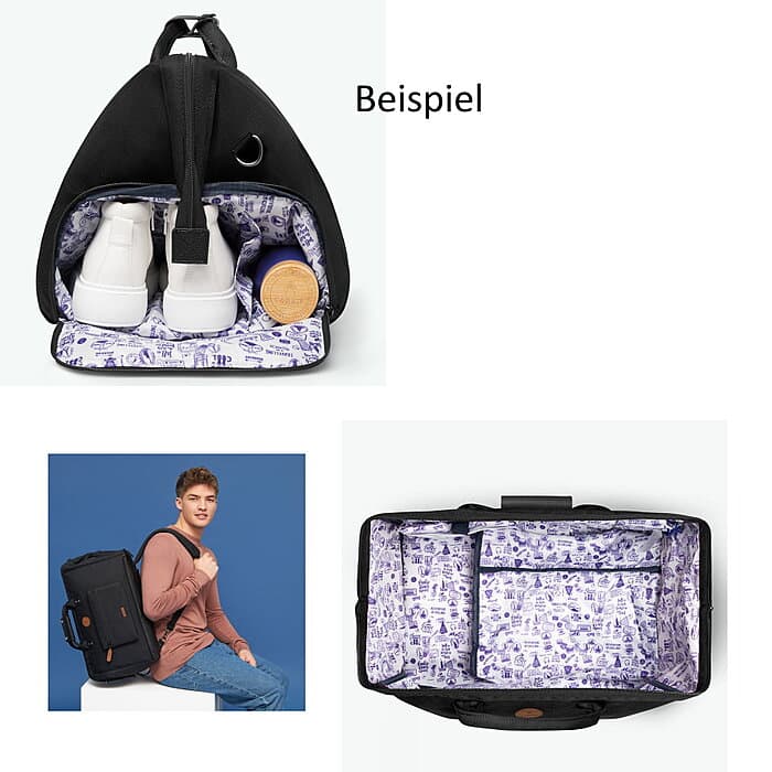 Cabaia Duffle Bag-Reisetasche BERLIN black