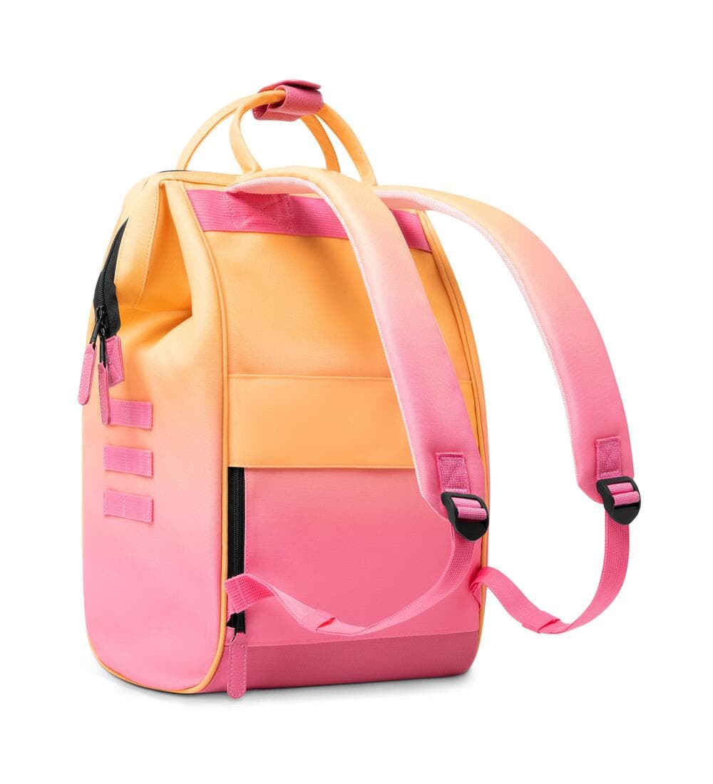 Cabaia Rucksack Adventurer Cabourg Größe L in Rosa/Gelb