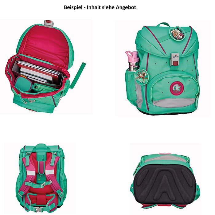 DerDieDas Ergoflex Peppermint Pony 5tlg. Schulranzenset