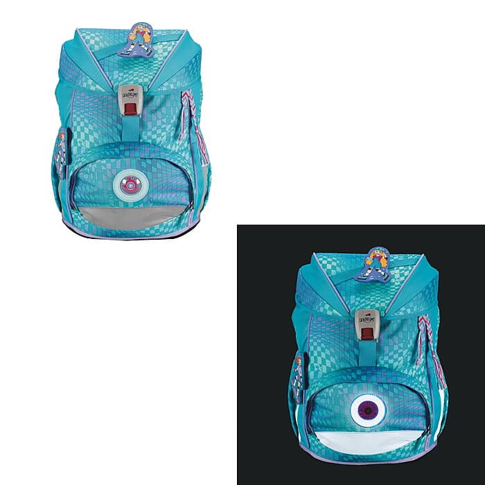 DerDieDas ErgoFlex Exklusiv LED Active Schulrucksack-Set