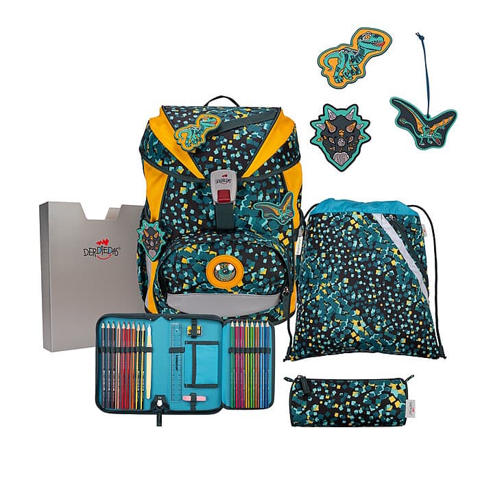 DerDieDas ErgoFlex Dino Time Schulrucksack Set
