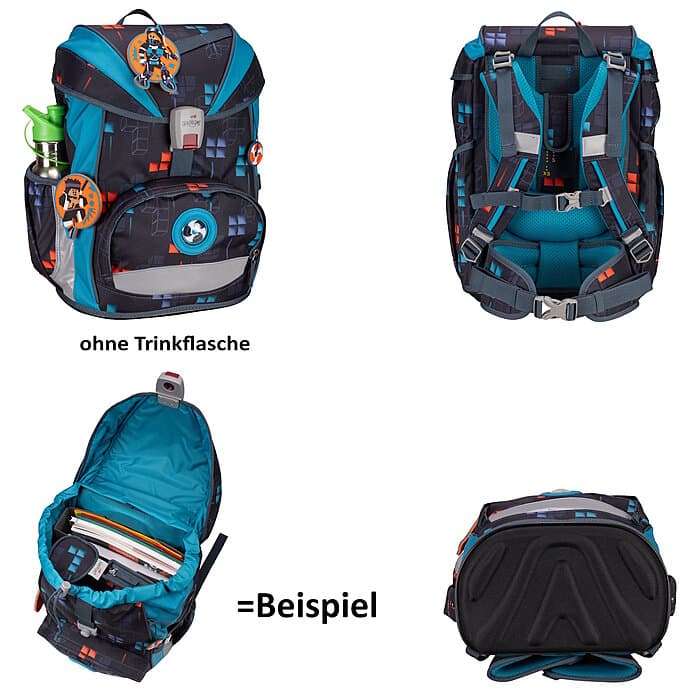 DerDieDas ErgoFlex Ninja Fighter Schulrucksack Set