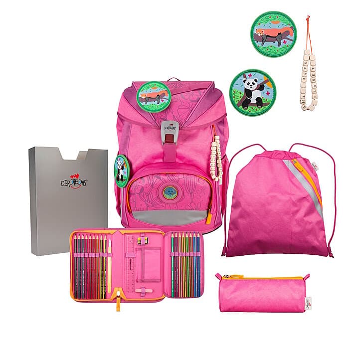 DerDieDas ErgoFlex ECO Pink Planet Schulranzenset