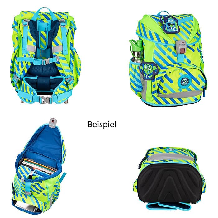 DerDieDas ErgoFlex NEON Monster Schulranzenset